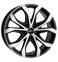 Alutec, W10X, 8,5x19 ET40 5x114,3 70,1, racing-schwarz frontpoliert