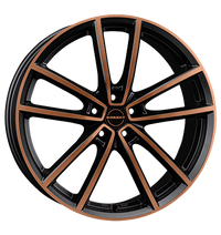 Borbet, W, 8x20 ET41 5x112 57,1, black copper polished matt