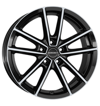 Borbet, W, 8x19 ET48 5x112 72,5, black polished glossy