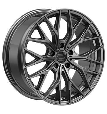 2DRV, WH37, 8,5x20 ET48 5x108 63,4, daytona grau lackiert
