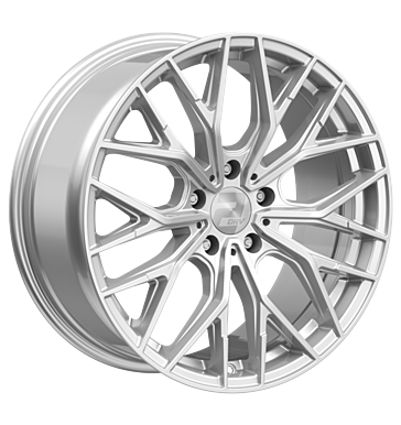 2DRV, WH37, 8x18 ET40 5x108 72,6, race silber lackiert