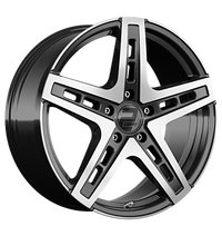 2DRV, WH38, 9,5x22 ET42 5x120 72,6, schwarz hochglanzpoliert