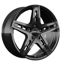 2DRV, WH38, 9x20 ET35 5x112 66,7, schwarz glänzend lackiert