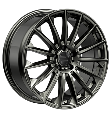 2DRV, WH39, 8x18 ET48 5x112 66,6, dark gunmetal lackiert