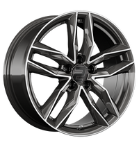 2DRV, WH40, 9x20 ET40 5x112 66,6, dark gunmetal hochglanzpoliert