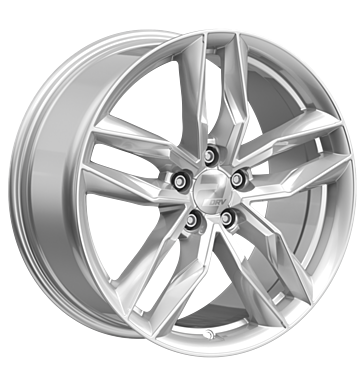 2DRV, WH40, 8x18 ET40 5x112 66,6, race silber lackiert