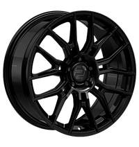 2DRV, WH42, 8,5x20 ET45 5x112 66,6, schwarz glänzend lackiert