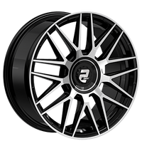 2DRV, WH43, 8,5x20 ET40 5x112 66,6, schwarz hochglanzpoliert