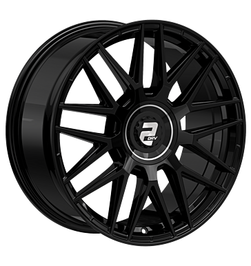 2DRV, WH43, 8,5x19 ET30 5x112 66,6, schwarz glänzend lackiert