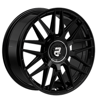 2DRV, WH43, 8,5x20 ET21 5x112 66,6, schwarz glänzend lackiert