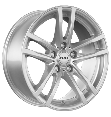 Rial, X10, 8x19 ET47 5x112 66,5, polar-silber