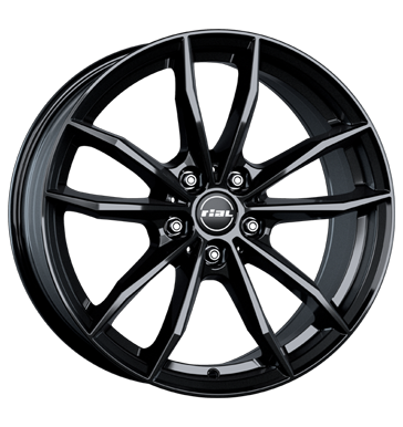 Rial, X12, 7,5x17 ET27 5x112 66,5, diamant-schwarz