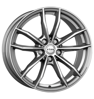 Rial, X12, 8x18 ET15 5x112 66,5, metal-grey