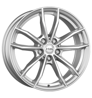 Rial, X12, 8x19 ET58 5x120 65,1, polar-silber