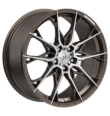 Axxion, X1, 8,5x19 ET35 5x112 72,6, bronze matt poliert