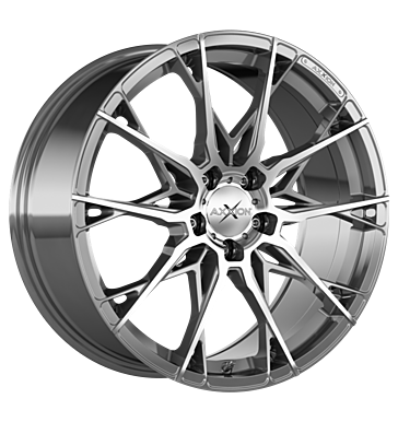 Axxion, X1, 8,5x19 ET45 5x112 72,6, daytona grau hochglanzpoliert