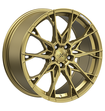 Axxion, X1, 8,5x19 ET45 5x112 72,6, gold matt lackiert