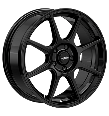 Axxion, X2, 7x17 ET40 5x112 72,6, schwarz glänzend lackiert