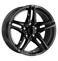 Borbet, XR, 7,5x17 ET45 5x112 66,6, black glossy
