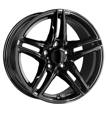 Borbet, XR, 7,5x17 ET45 5x112 66,6, black glossy