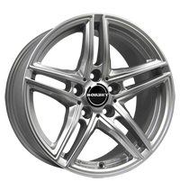 Borbet, XR, 7,5x17 ET45 5x112 66,6, brillant silver
