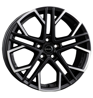 Borbet, XV, 8,5x19 ET38 5x112 72,5, black polished matt