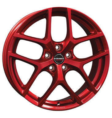 Borbet, Y, 8x19 ET50 5x112 72,5, candy red