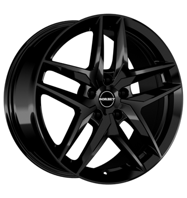 Borbet, Z, 7,5x18 ET50 5x112 57,1, black glossy