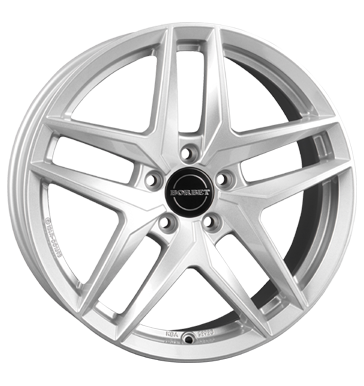 Borbet, Z, 7x17 ET48,5 5x112 66,5, crystal silver